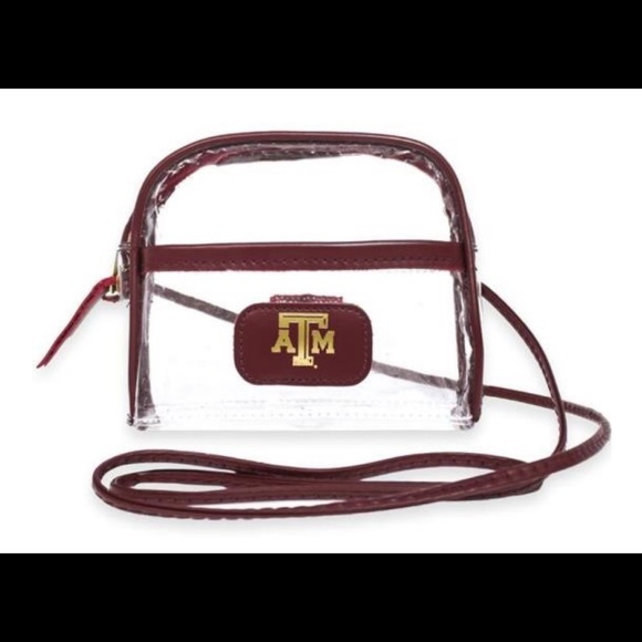 jon hart Bags Nwt Jon Hart Clear Becky Crossbody With Leather Am